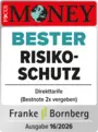 Deutschlands bester Risikoschutz (Focus Money, 16/2026) Focus-Money-Testsiegel für die EUROPA Risikolebensversicherung